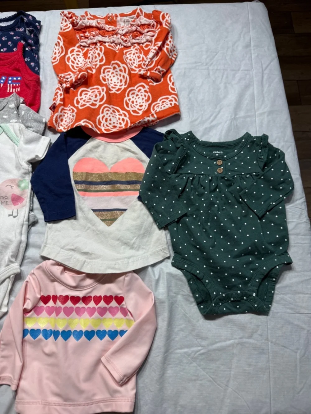 Carter's Baby Girl Clothing Bundle Lot Size 3 Months  All seasons Clothes